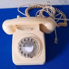 Rotary Dial Telephone 746 GPO 15th Dec 1969 Ivory Tested By My Son &Works Fine..