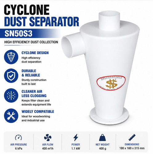 Cyclone dust separator - cyclone,