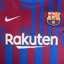 Rare Original Barcelona 2021/2022 Home Football Shirt Mens XL