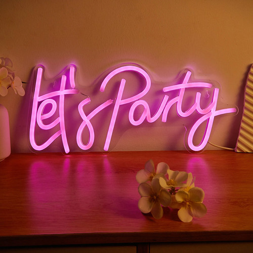 Led neon let party - led, let’s