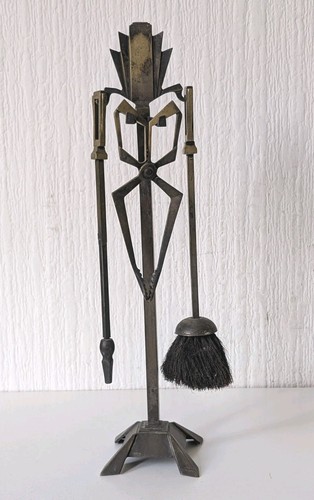 Vintage art deco 4pc - 4pc, brass