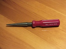 VINTAGE TAPERED HAND REAMER 3-13mm. Hall, England.