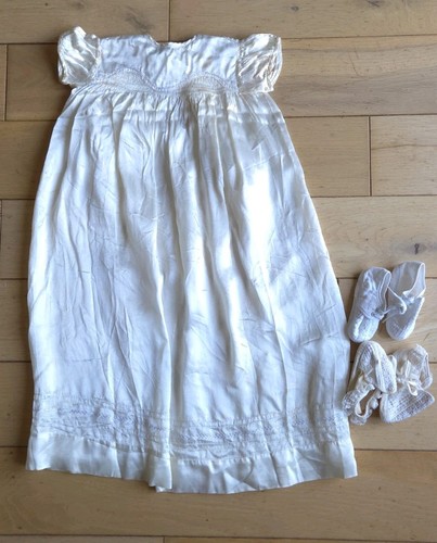 Vintage baby christening gown - baby,