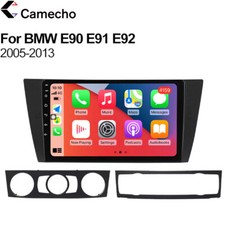 Android 15 For BMW E90 E91 E92 E93 Apple CarPlay 9" Car Radio Sat Nav Head Unit