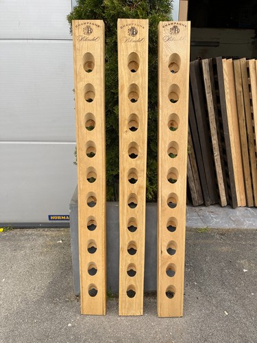 Oak champagne riddling - rack, f