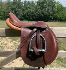 Pessoa Junior Saddle Size 16"" 1/2 + Calipers & Strangers Excellent