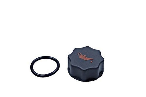 Black plastic oil filling - plastic,