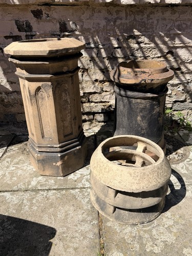 Victorian chimney pots - x,