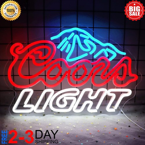Coors light neon sign - coors,