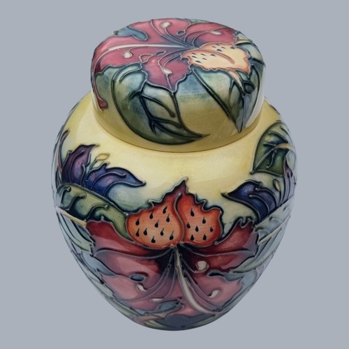 Moorcroft lidded ginger jar - lidded,