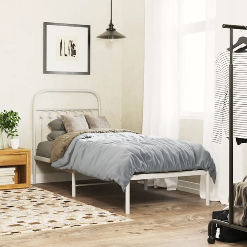 Metal bed frame - bed, without