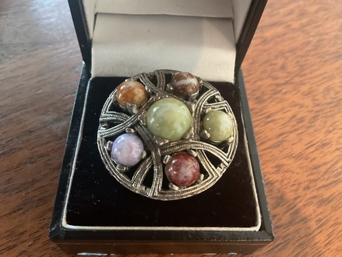 Scottish vintage celtic brooch - scottish,