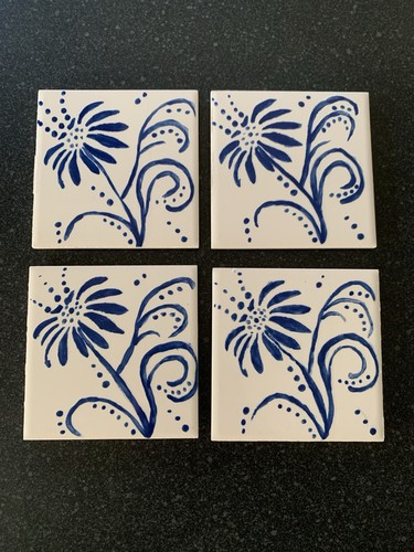 Set hand painted - 4, ceramic