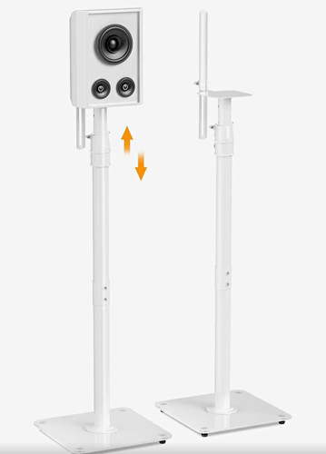 White adjustable height - white,