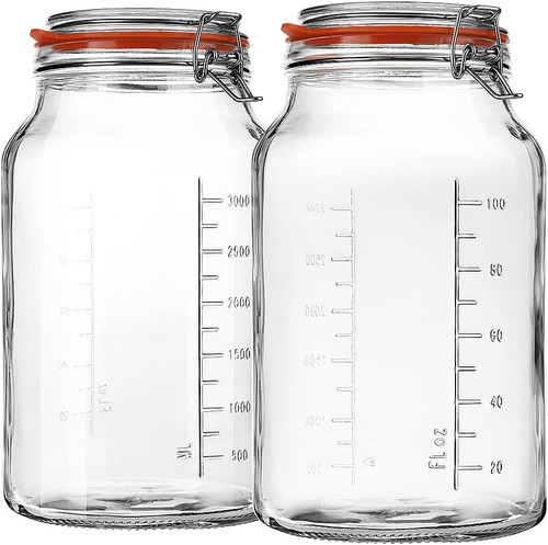 Gallon glass jars with - glass,