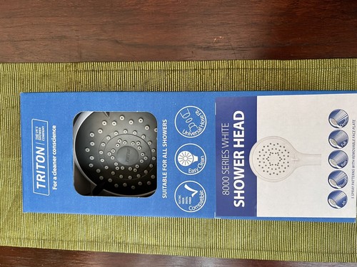 Triton shower head white - ,