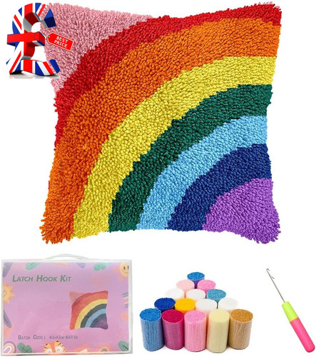 Latch hook cushion kits - latch, for