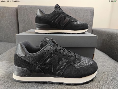 New balance 574 black snake - balance,
