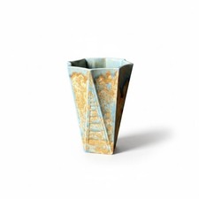 Vintage Crown Ducal Ware England Art Deco Multi Colour Glaze Small Vase