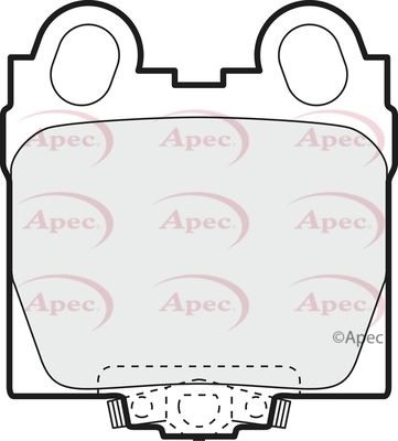 Rear axle brake - rear, set