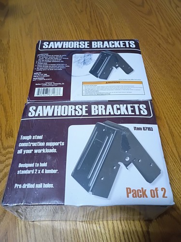 Pack sawhorse brackets - 4-pack,