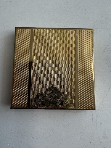 Vintage gold tone powder - vintage,