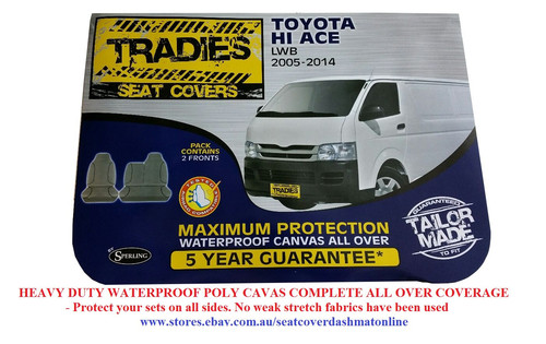Tradies heavy duty canvas seat - tradies,