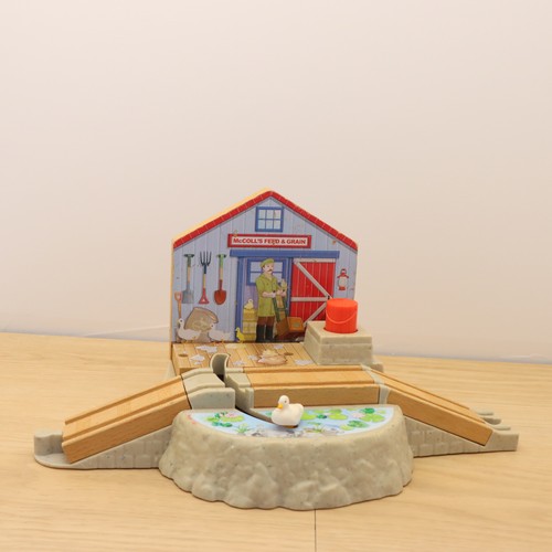 Wooden train track mccoll - train,