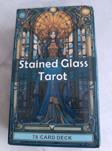 Stained glass tarot deck - glass,