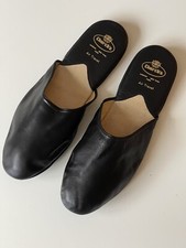 CHURCH’S MEN’S AIR TRAVEL NAPPA BLACK LEATHER SLIPPERS SIZE 11F UNWORN RRP £520