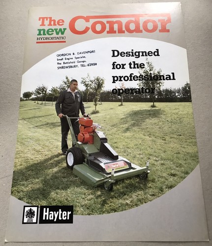 Hayter the new - the, mower