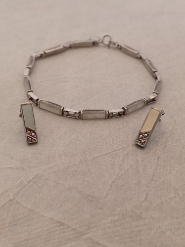 Vintage silver mother of - vintage,