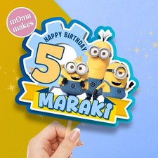 Minions cake  topper -
