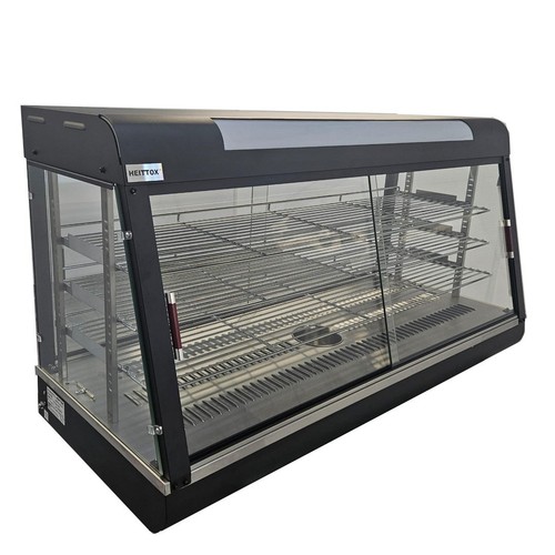 Heated display warmer pie - display,