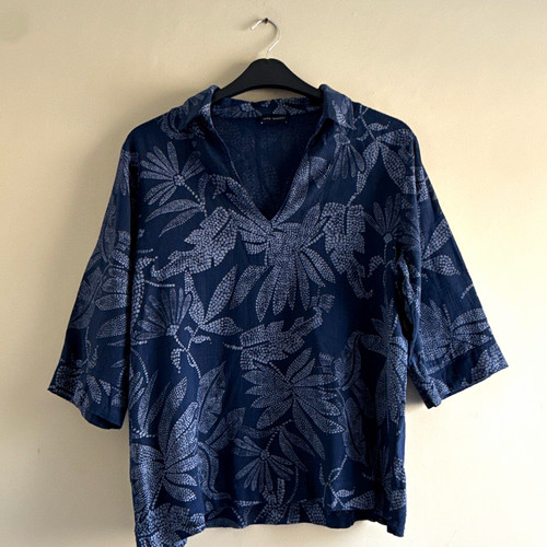 Luca vanucci blue floral - vanucci,
