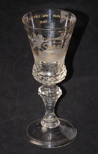 Goblet glory baroque glass - goblet, of