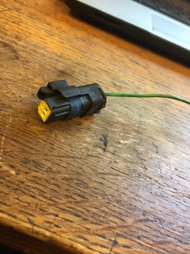 Alternator plug wire connector - wire,
