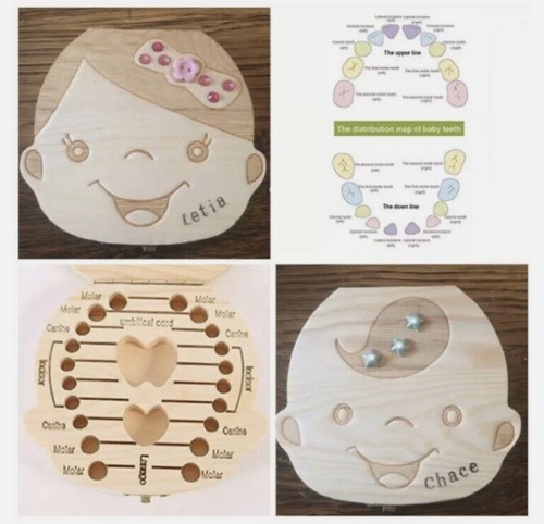 Personalised baby teeth tooth - teeth,