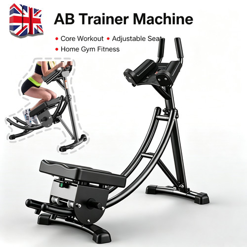 Foldable trainer machine - foldable, ab