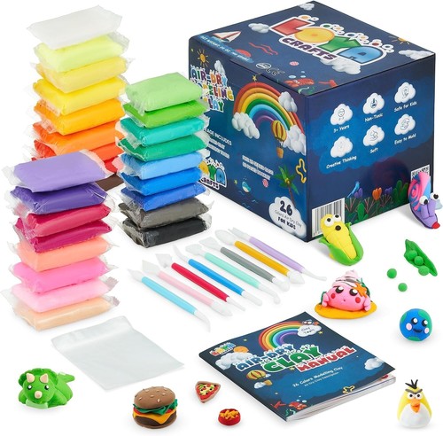 Air dry clay colors - dry,