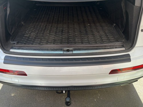 Black abs rear bumper - black,