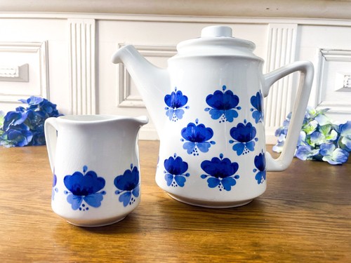 Vintage stavangerflint teapot - vintage,