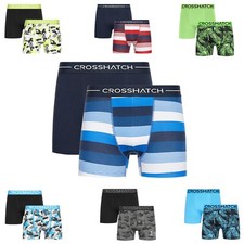 Crosshatch Mens 2 Pack Boxers