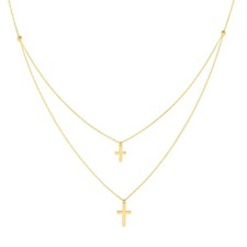 14K Solid Yellow Gold DUO