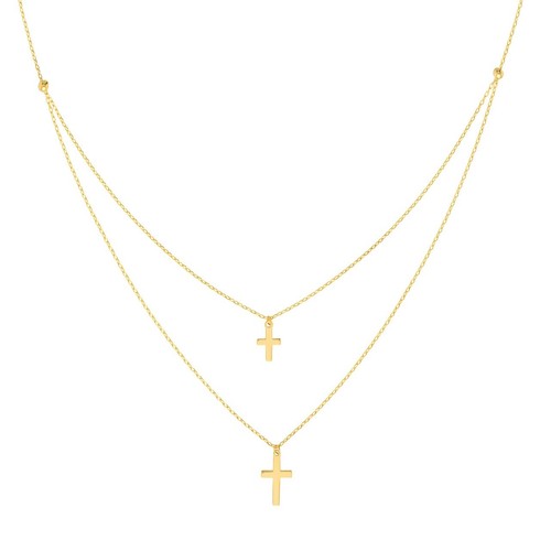 14k solid yellow gold duo - solid,
