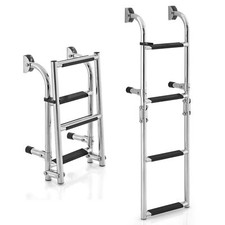 Folding 3 Step Boat Ladder