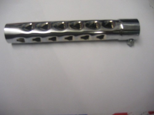 Motorcycle chrome exhaust - chrome,