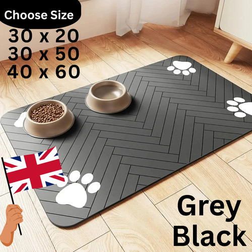 Pet feeding mat absorbent - absorbent,