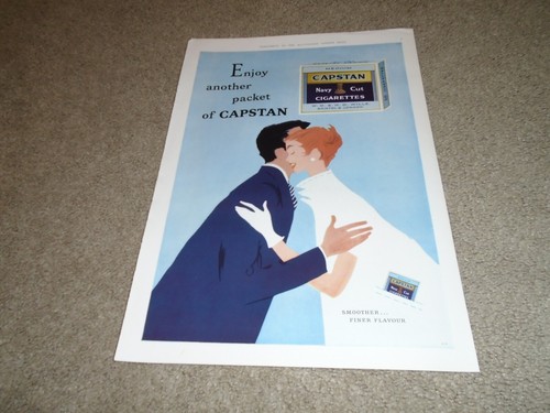1956 capstan cigarettes art - c.1956,