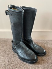 Gasolina Motorcycle Boots - Men’s Size US 8E - cafe racer style
